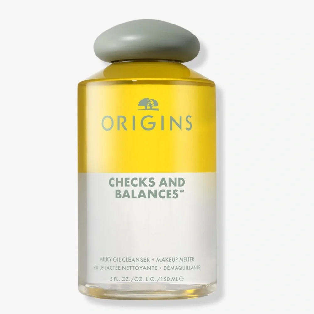 ORIGINS Checks And Balances Milky Oil Cleanser + Makeup Melter 5oz NIP $31